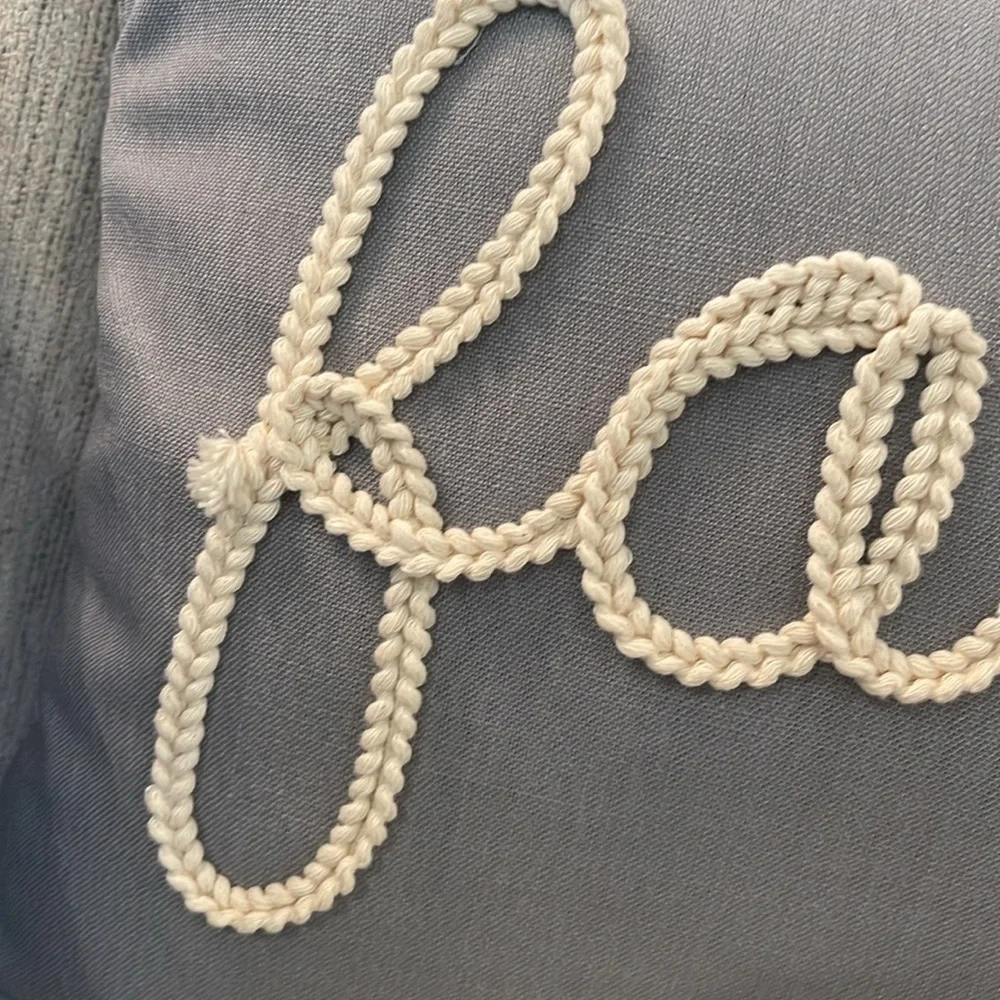 FAMILY braided 3 d pillow